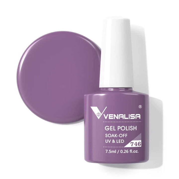 Venalisa HEMA TPO FREE Nail Gel Polish Glitter Gorgeous Full Coverage Soak Off UV LED French Nail Jelly Pink Nude Collection