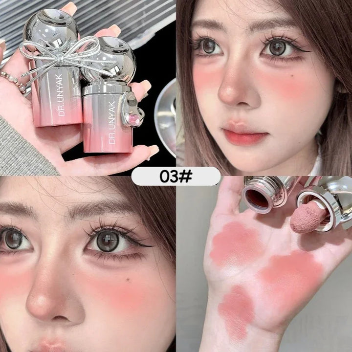 Liquid Blusher Peach Jelly Color Powder Rendering Moisturizing Long-lasting Beauty Expands Contracts Cheek Face Blush Makeup
