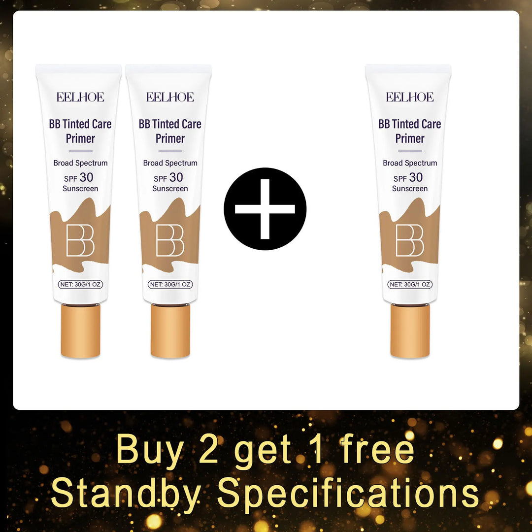 EELHOE BB Cream Makeup Foundation Full Coverage Concealer Waterproof Sunscreen Spf 30 Skin Glow Products Brightening Face Primer