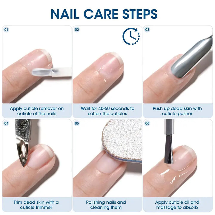 QAZIXU 10ml Nail Care Cuticle Remover Nail Polish for Dead Skin Gel Manicure Treatment Tool For Nail Art DIY Cleaner Tool