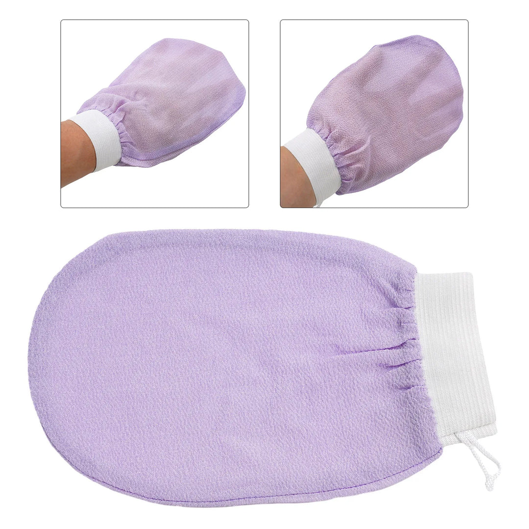 1/2 Pcs Scrub Exfoliating Gloves Back Scrub Dead Skin Facial Massage Gloves Body Cleaning Scrub Mitt Rub Dead Skin Gloves