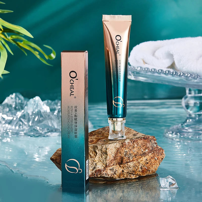 OCHEAL Eye Moisturizing Cream Fades Fine Lines Anti Dark Circles Eye Serum Remove Eye Bag Puffiness Anti-Aging Firmness Eye Care