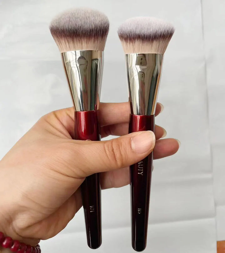 1pc 101 Contoured Foundation Makeup brushes Angled Liquid Base Concealer Make up brushes Red wood handle cosmetic tools 506