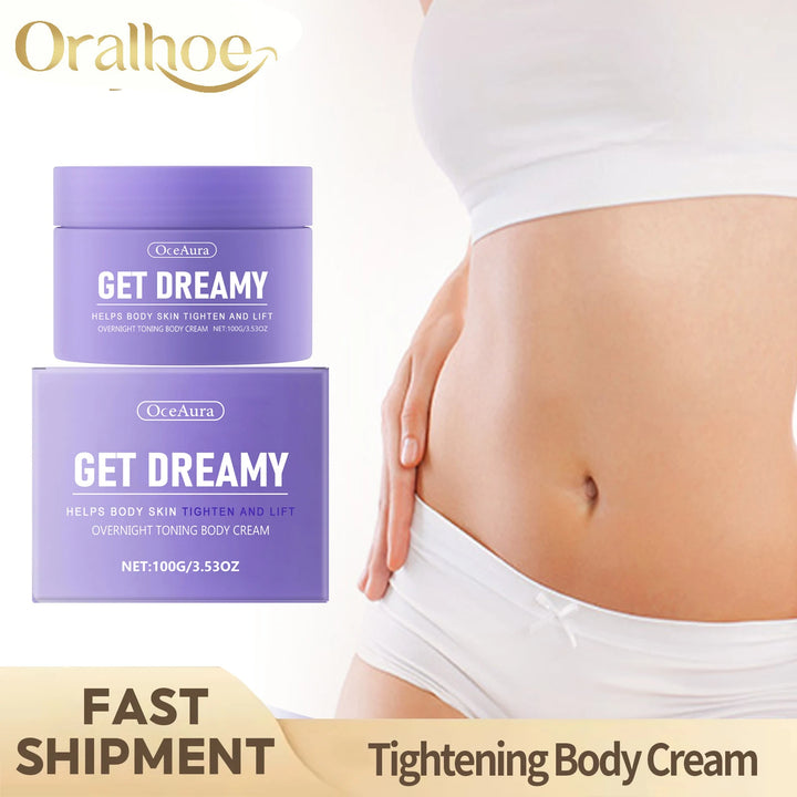 Shaping Cream Improve Sagging Skin Lifting Firming Deep Moisturizing Waist Buttock Thigh Tightening Overnight Toning Body Cream