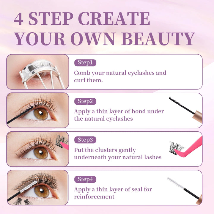 Lash Bond and Seal 10ml Individual Lashes Glue and Seal Super Strong Hold Lash Extension and Lash Glue Remover 5ml Kit