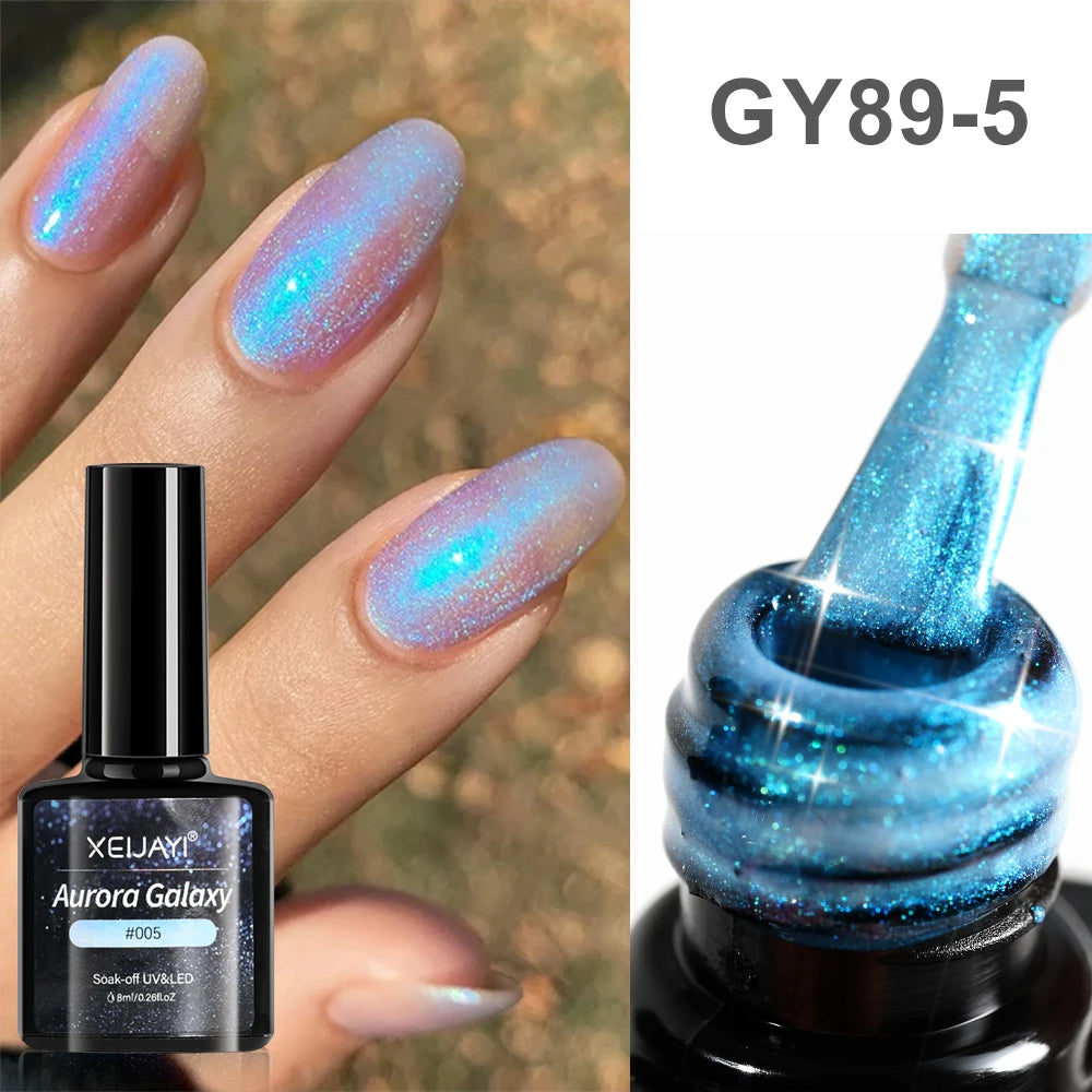 5/7/8ml Super-Bright Metallic Painting Liner Gel Polish Silver/Gold/Rose Mirror Gel Nail Polish Semi Permanent UV Nail Art Verni
