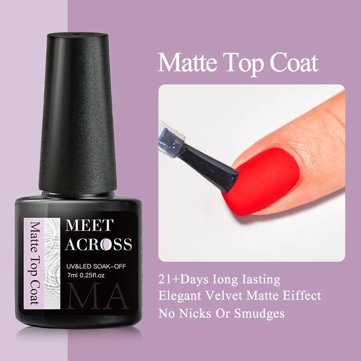 MEET ACROSS 7ml Porcelain White Cat Eye Gel Polish Holographic Glitter Magnetic Galactic Effect Gel Nail Polish Soak Off UV Gel