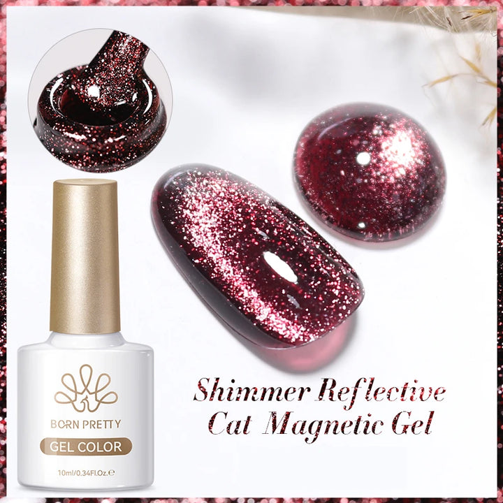 BORN PRETTY 117 Colors Cat Magnetic Gel Nail Polish 10ml Full Coverage Varnish Semi Permanent Super Gorgeous Nails Manicure