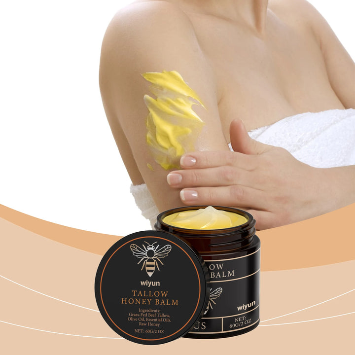 Tallow Honey Cream Glow Hydrating Skin Improve Elasticity Soft Bleaching Improve Dullness Firming Face Body Moisturizer Lotion