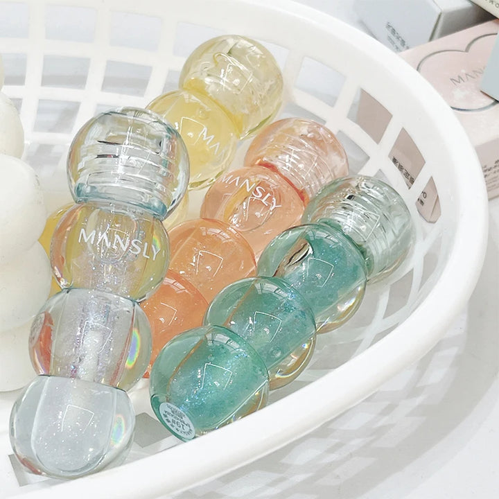 Lip Set Plump Lip Oil long-lasting Moisturizing Lip Gloss Mirror Water natural Transparent No Sticky Gloss Pearl Lip Glaze