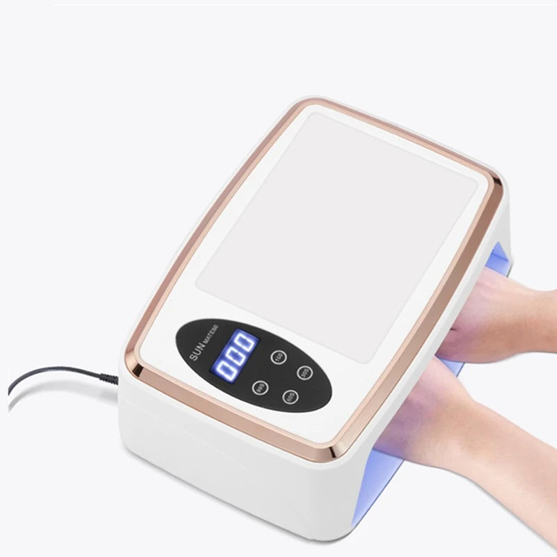 90 LEDS Nail Dryer LED Nail Lamp UV Lamp for Curing All Gel Nail Polish Motion Sensing Manicure Pedicure Salon Tool Big Space