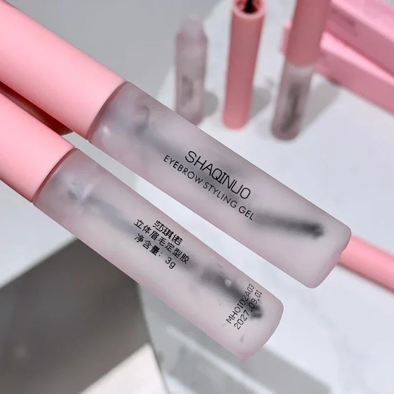 Waterproof Transparent Gel Eyebrow Styling Cream Lasting Fixing Brow Enhancers Makeup Clear Liquid Eyebrow Sealed Layer Cosmetic