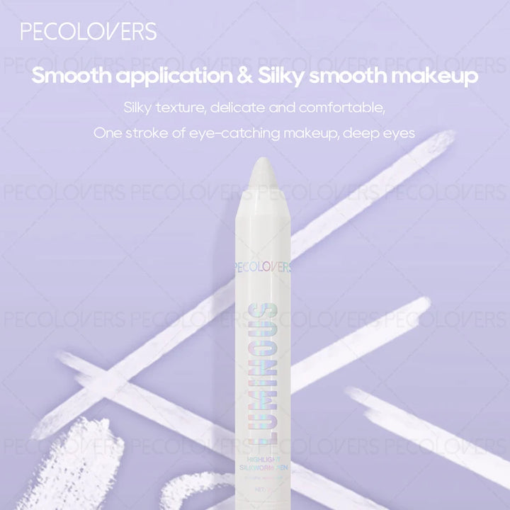 1PC Pearl Matte Waterproof Eyeshadow Pen, Highlighter, Smooth Application, Brown, Convenient, Ideal Christmas, Halloween Gift