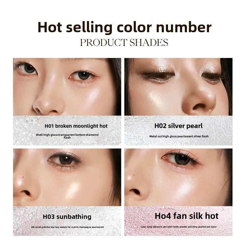 Joocyee Diamond Highlight Stick Brightens The Eyes Pearl Light Burst The Face And The Natural Highlighter Concealer Bronzer