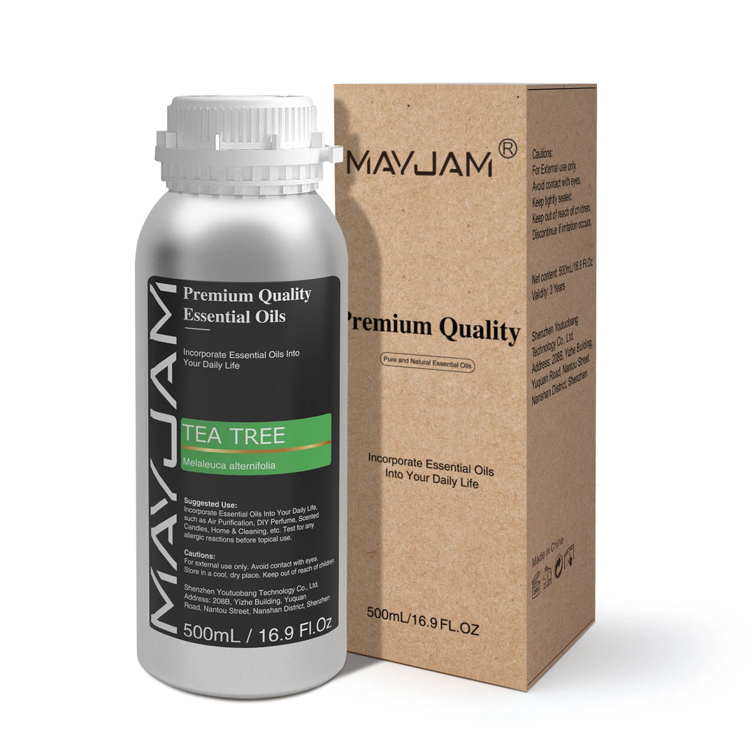 MAYJAM 500ML Pure Natural Essential Oil For Humidifier Diffuser Jasmine Lavender Vanilla Eucalyptus Bergamot Lemon Aroma Oils
