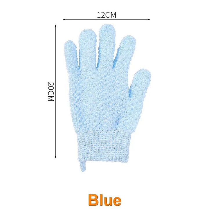 3272 Gloves Body Brush Take A Shower In 1 Minute Exfoliating Scrub Foot Scrubber Cath Sponge High-Elastic Five-Finger Bath Towel