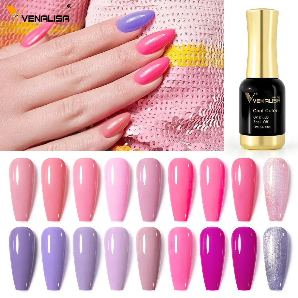 Venalisa TPO FREE Tempered Top Coat Nail Paint Gel Platinum Gel Polish Nail Soak Off UV LED Gel Polish Nail Lacquer Varnishes