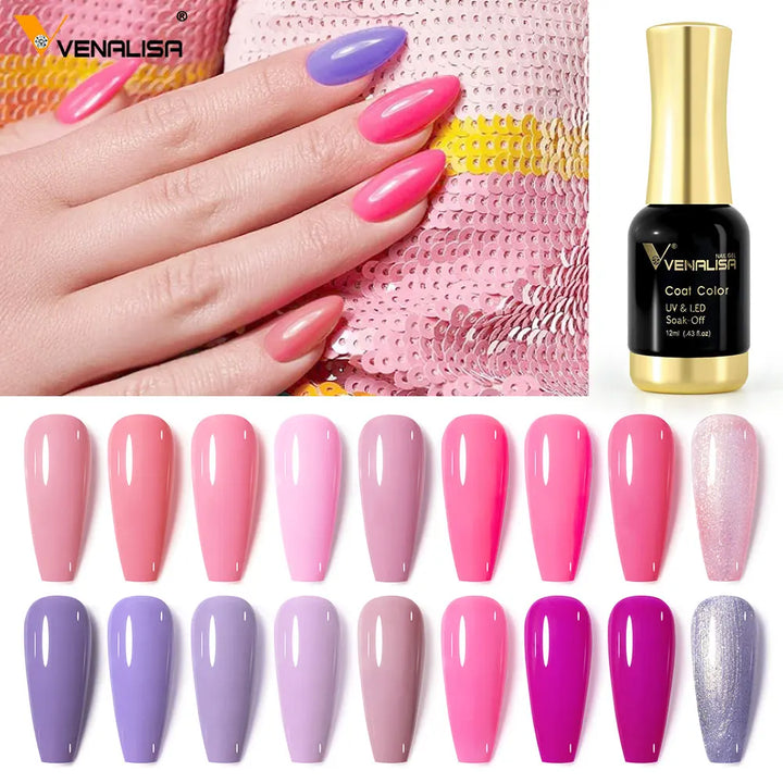 Venalisa TPO FREE Tempered Top Coat Nail Paint Gel Platinum Gel Polish Nail Soak Off UV LED Gel Polish Nail Lacquer Varnishes