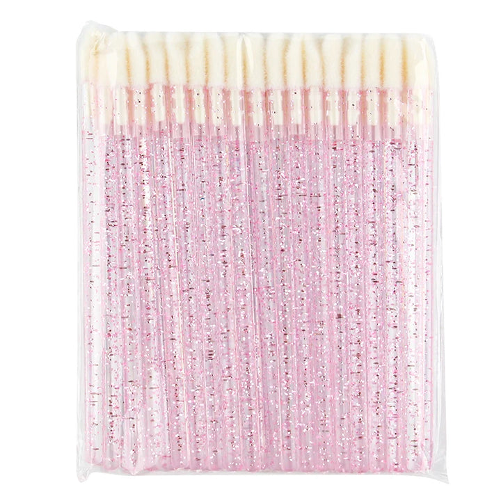 Lanjinglin 5/50 Pcs Lip Brush Reusable Makeup Brushes Lipstick Applicator Wands Eyelashes Extension Tool Beauty Accessories