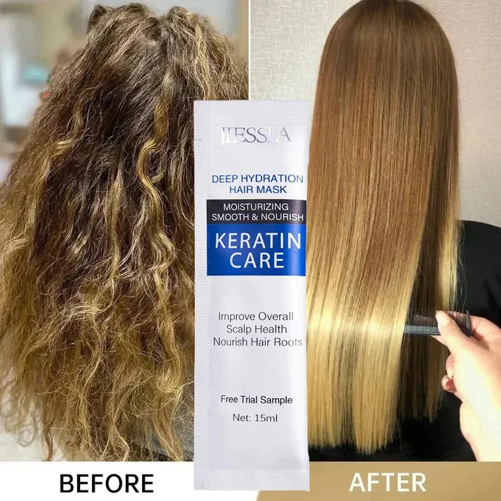 Magical Keratin Hair Mask 5 Seconds Repair Damaged Frizzy Hair Soft Smooth Shiny Nutrition Deep Moisturize Nourishing Hair Care