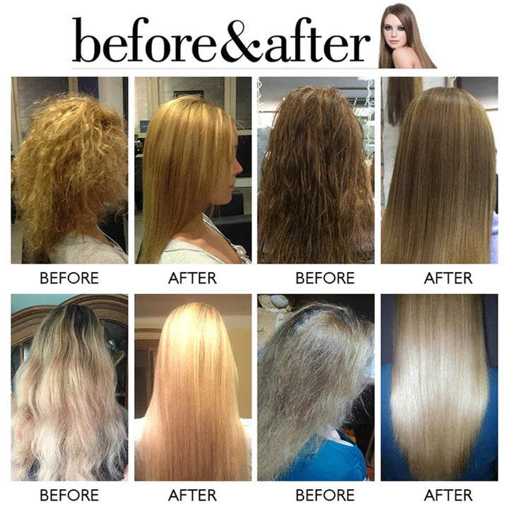 PURC Brazilian Keratin Hair Treatment Straightening Smoothing For Deep Curly Hair Treatment Professional Hair Care Products PURE