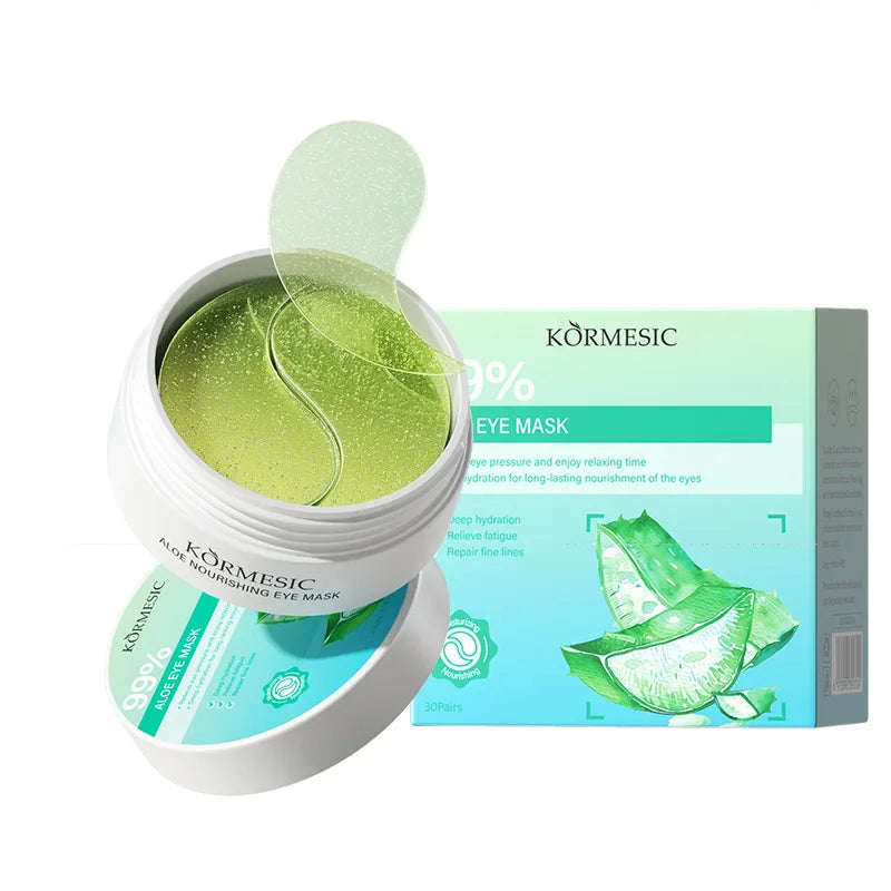 Aloe Vera Skincare Set Cleansing Face Cream Facial Cleanser Toner Acne Spot Whitening Gel Eye Mask Moisturizing Skin Care