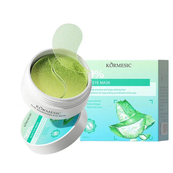 Aloe Vera Skincare Set Cleansing Face Cream Facial Cleanser Toner Acne Spot Whitening Gel Eye Mask Moisturizing Skin Care
