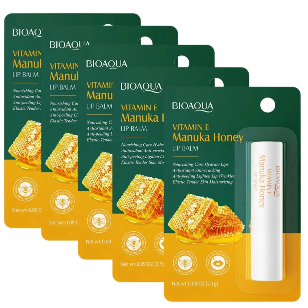 Vitamin E Honey Lip Balm Long-lasting Moisturizing Anti Cracking Nourishing Essence stick winter Lips Skin Care