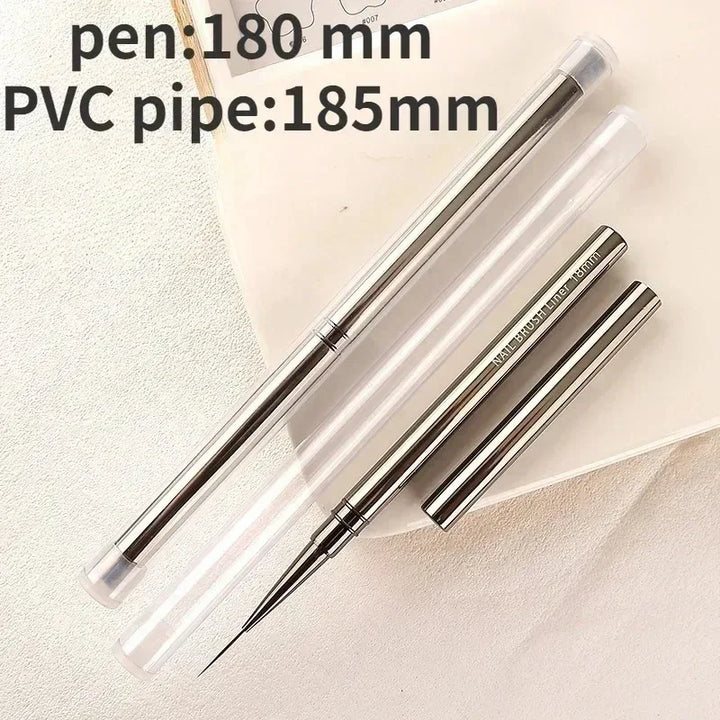 Nails Art Liner Brushes Elongated Lines Striping Drawing Painting  6/9/12/15/18/25mm Nail Design Pen Professional Manicure Tool