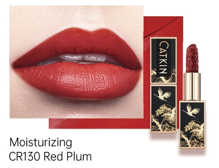CATKIN Makeup Velvet Matte Lipstick, Hydrating Satin Long Lasting lipstick with Smooth and Creamy Texture