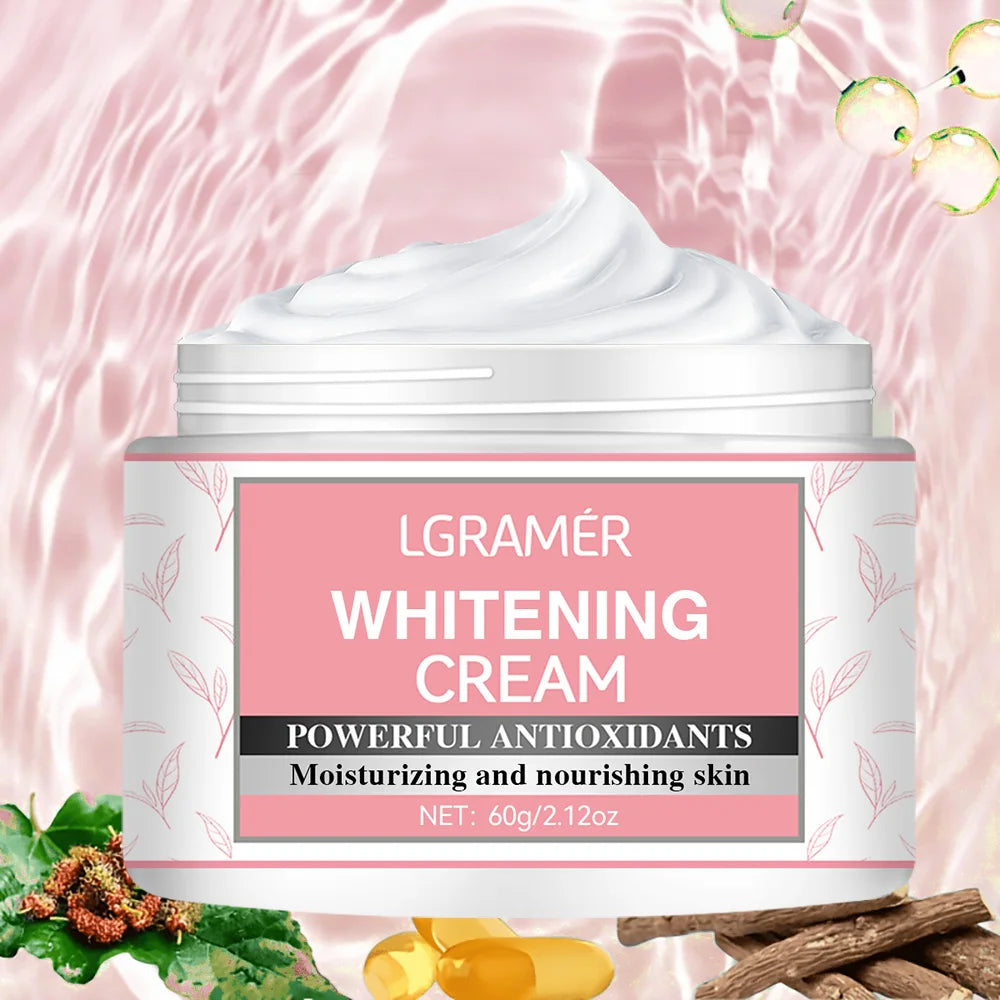 Body Whitening Cream Underarm Elbow Knee Dark Skin Whitening Bleaching Cream Moisturizing Brighten Body Lotion for Women Men