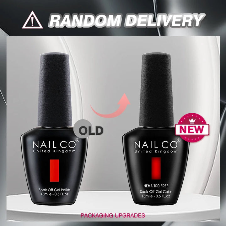 NAILCO Red Colors Series 15ML Nail Gel Polish Nail Supplies Semi Permanent For Nail Art Manicure Soak Off LED UV Hybrid Varnish