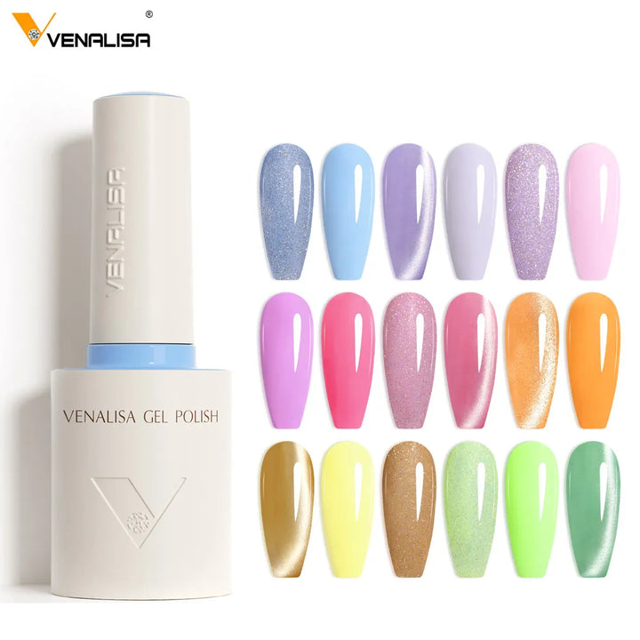 V6 Venalisa 10ml Nail Gel Polish Hema Free TPO Free Ultra Cat Eye Effect Magnet Semi Permanent Soak Off UV LED Varnish Gel Nail
