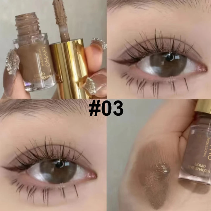 Liquid Eyeshadow Stick - Matte & Glitter for Contour & Eye Makeup,Blendable Creamy Texture,Long-Lasting Wear,Natural Eye Makeup