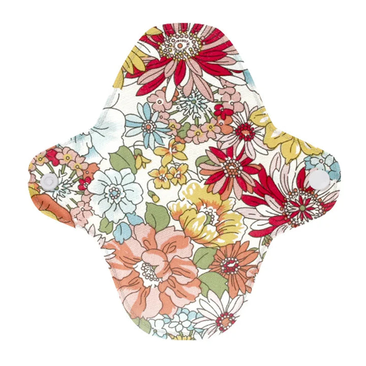 5PCS Reusable Washable Menstrual Pads Graphene Cotton Waterproof Leakproof Sanitary Pads For Women Postpartum Free Storage Bag