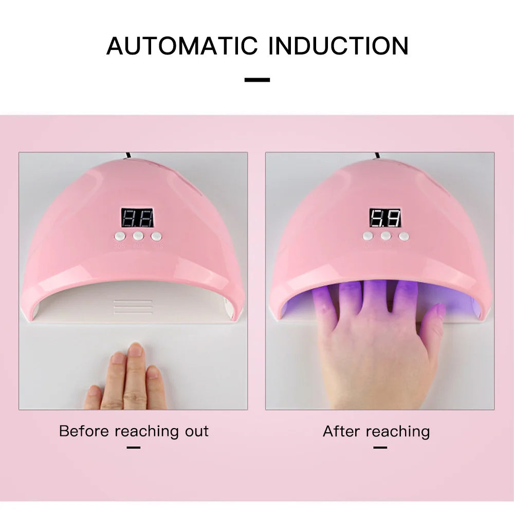 Usb Nail Phototherapy Machine 12 UV LED Light Curing 36W Infrared Sensor Nail Lamp Gel Polish Art Dryer Nail Art Manicure Tools
