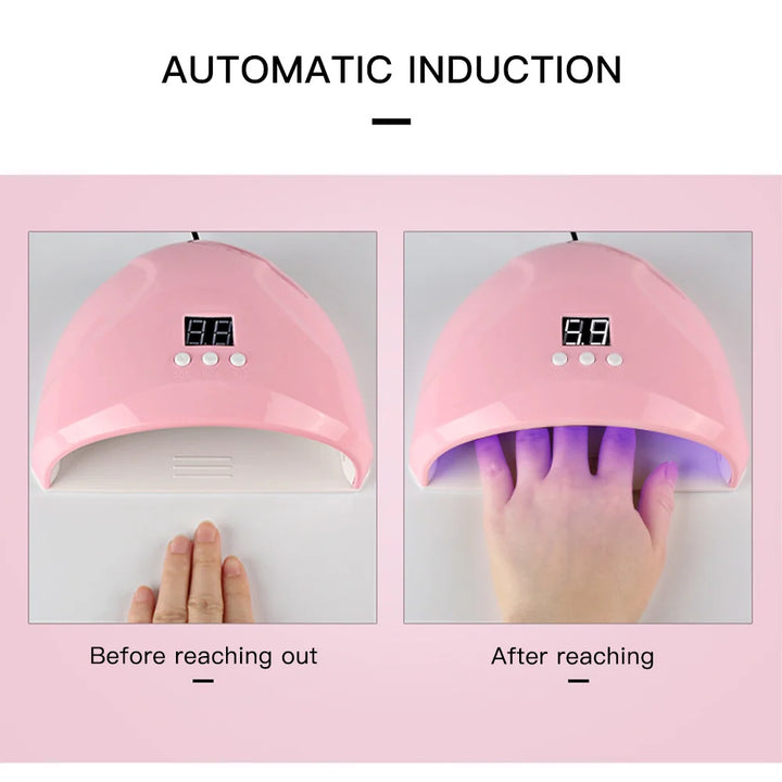 Usb Nail Phototherapy Machine 12 UV LED Light Curing 36W Infrared Sensor Nail Lamp Gel Polish Art Dryer Nail Art Manicure Tools