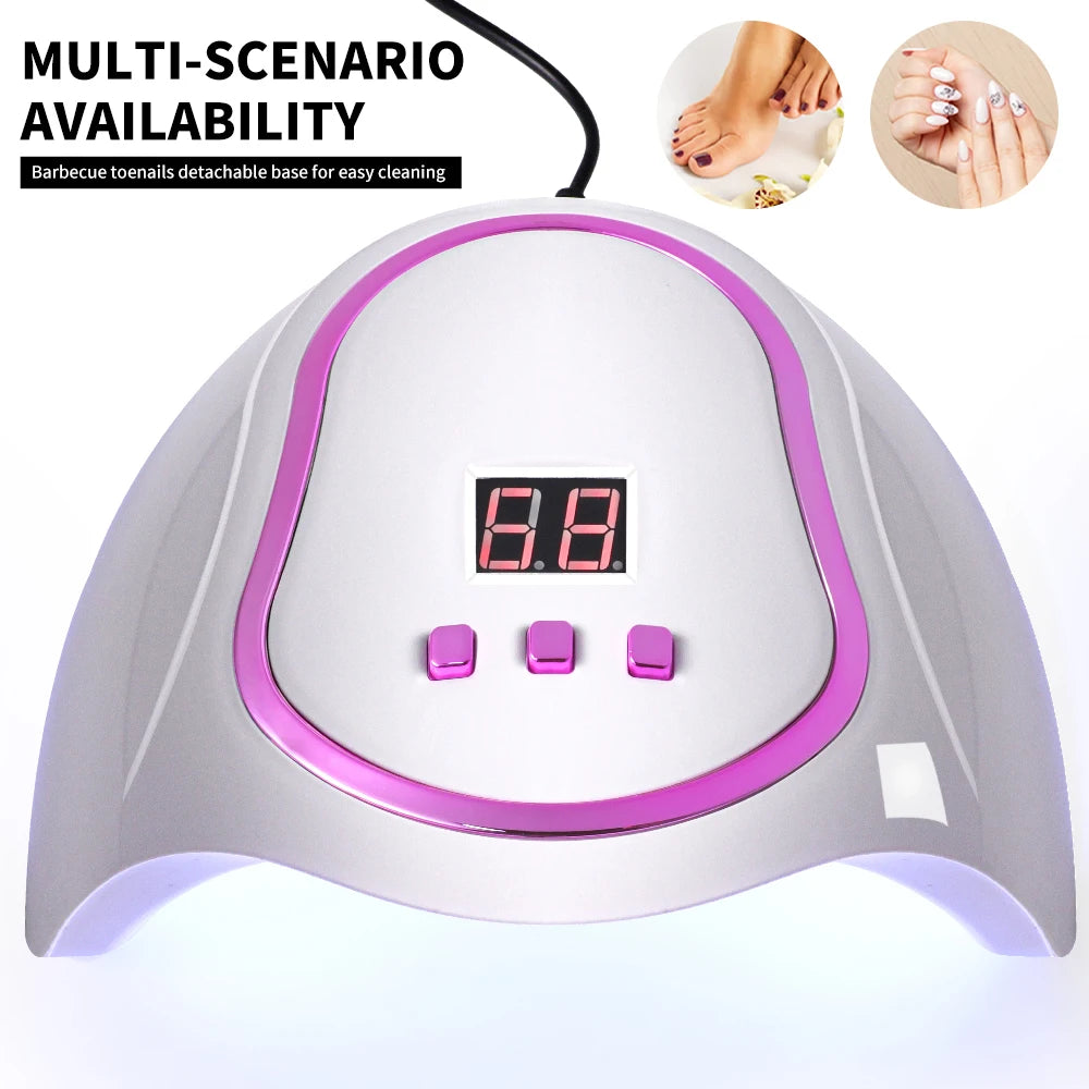 18 LEDS Nail Dryer Lamp UV/LED Quick Drying Gel Polish Curing Phototherapy Light With LCD Display Manicure Tools for Acrylic Gel
