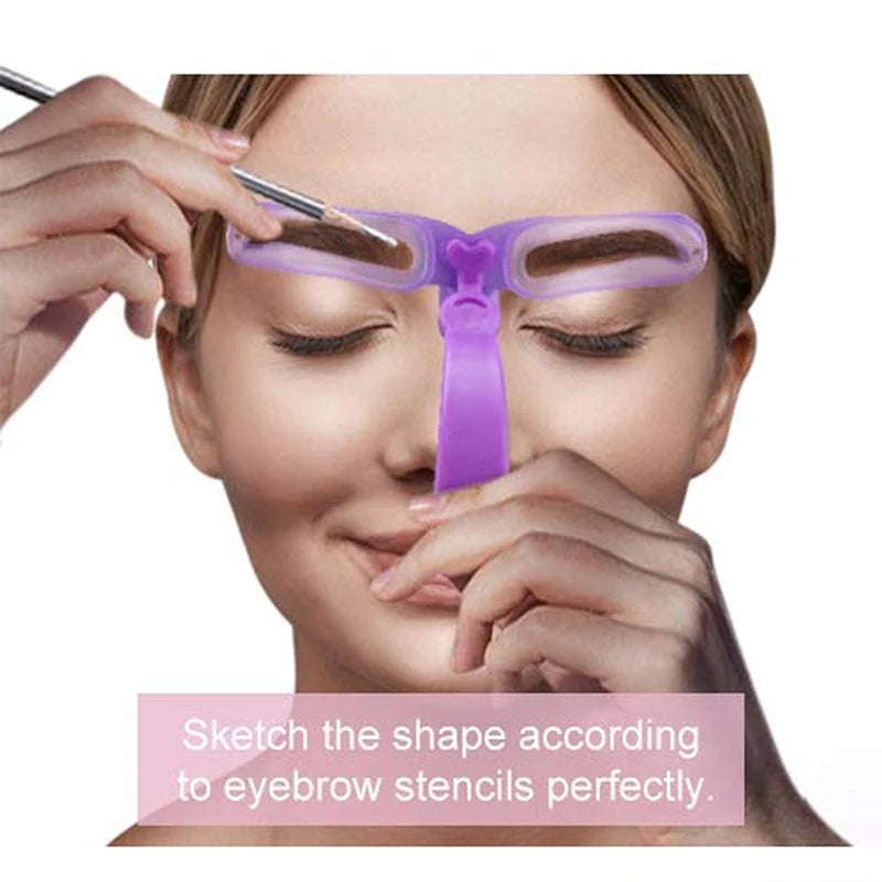 4/8PCS Eyebrow Stencil Eyebrow Shaper Make Up Tools Stencil Eye for Arrows Eyelashes Accessories Eyebrows Shape Makeup Stencil