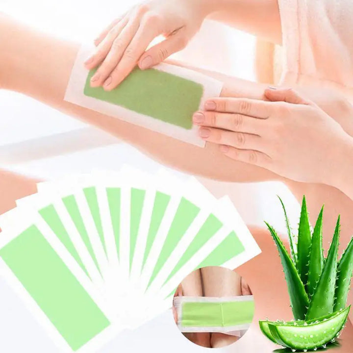 30pcs Body Wax Strips Face Wax Strips Hair Remover Brazilian Epilating Kit Hair Removal Wax Strips Roll Underarm Wax Strip Paper