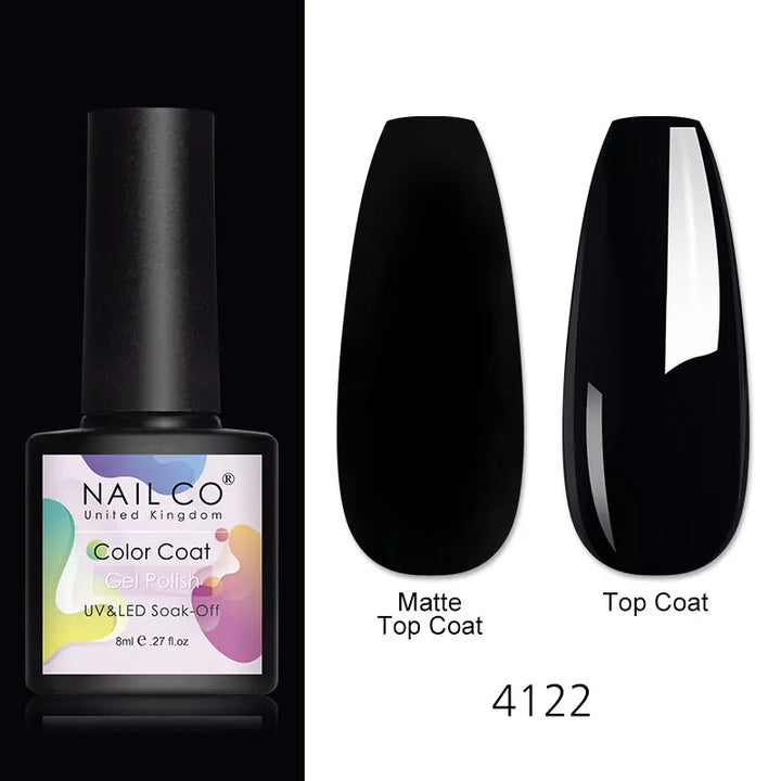 NAILCO 131Colors Vernis Semi Permanent UV Varnish Gel Nail Polish Nails Art Gel Manicure TOP BASE Varnish Hybrid