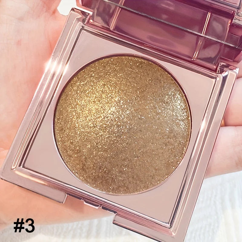 Compact - Waterproof, Full Coverage for All Skin Tones, Long-Lasting Shimmer & Dazzling Glitter Finish Christmas Makeup