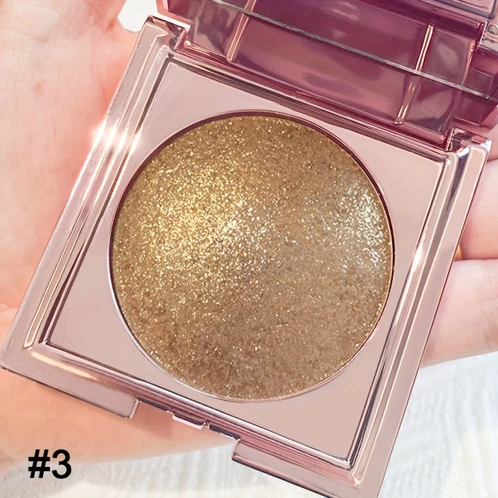 Compact - Waterproof, Full Coverage for All Skin Tones, Long-Lasting Shimmer & Dazzling Glitter Finish Christmas Makeup