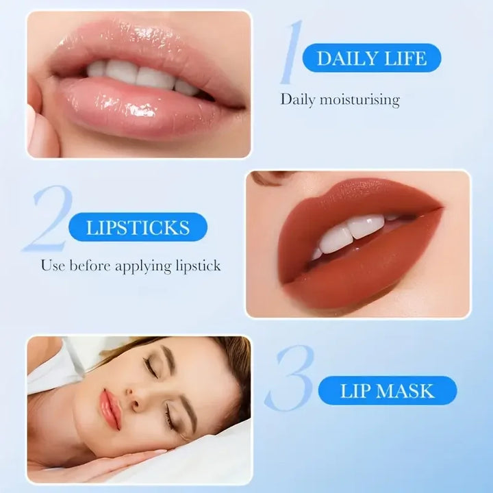 Hyaluronic Acid Lipstick Can Moisturize and Lock Water, Moisturize Dry Lips, Suitable for All Skin Types, and Daily Lip Care