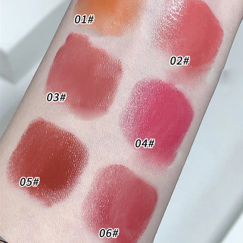 When light, soft and smooth lipstick hydrates moisturizing and white, not easy to stick to the cup