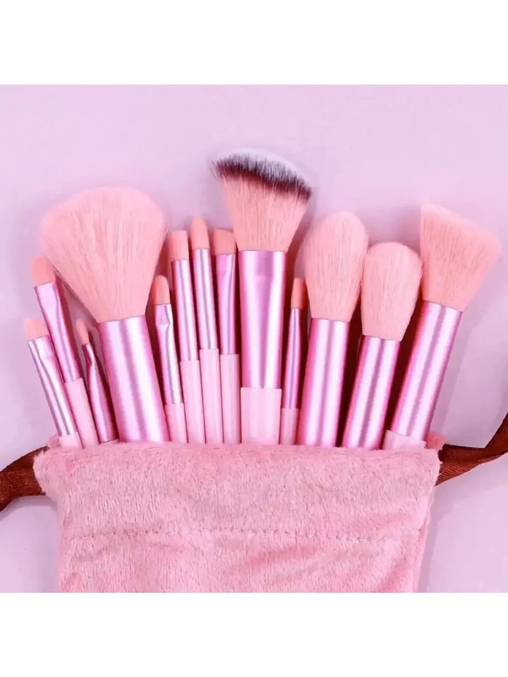 13pc-Makeup brush set, soft and fluffy, professional makeup foundation brush, multi-style smudge makeup brush