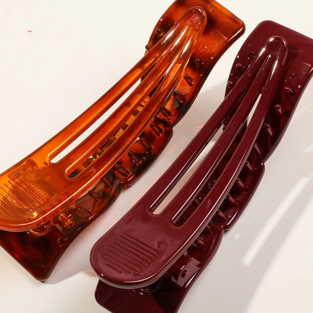Bow Spring Hair Claws Acrylic Amber Hairpin Plastic Hair Clips Barrettes Girls Hair Accessories Elegant Women Ponytail Headwear