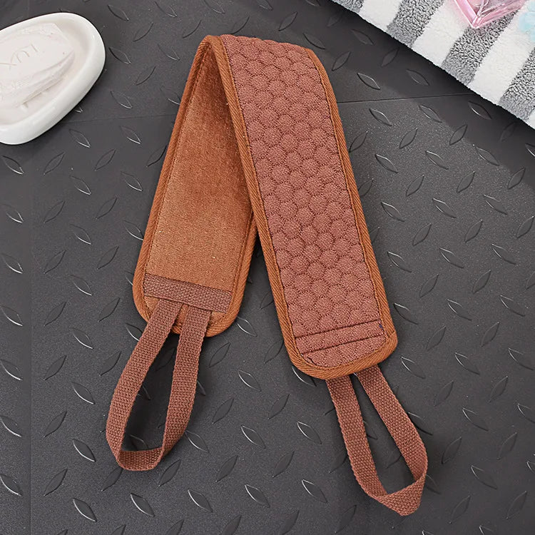 Strong Remove Mud Bath Towel Shower Exfoliating Back Scrubber Bath Belt Glove Deep Clean Body Washcloth  Rear Scrub Pull Strap