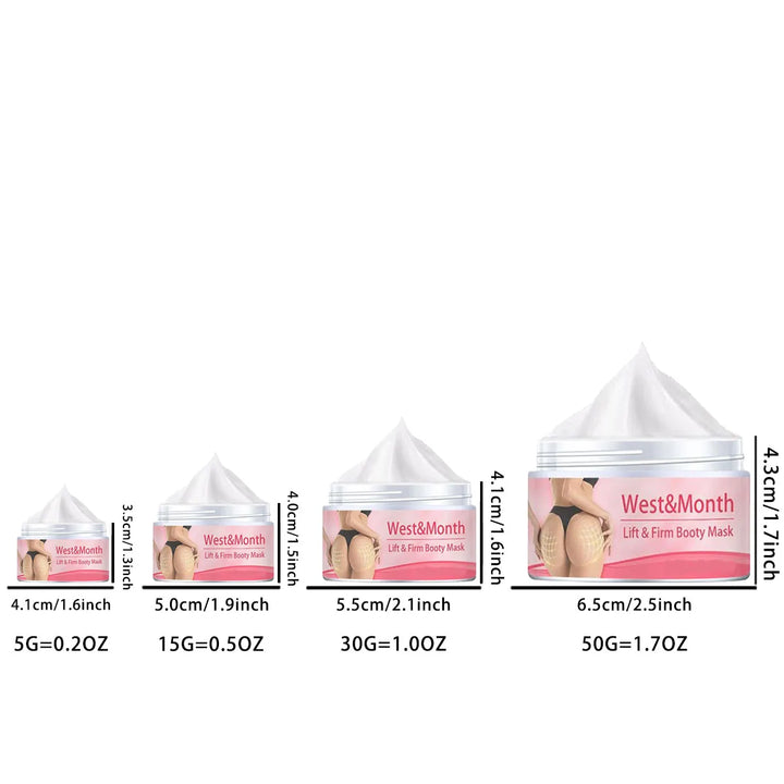 Hip Lift Massage Cream, Allowing Skin Regeneration And Full Elasticity, Plump Buttocks