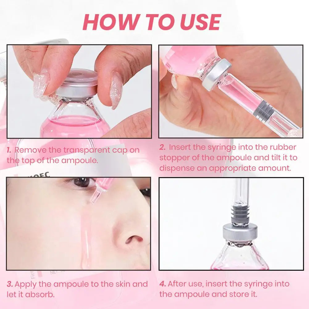 PDRN Moisturizing Face Serum Collagen Boost Deep Hydrating Plumping Effect Brightening Skin Barrier Repair Ampoule Skincare 30ml